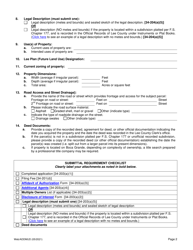 Application for Minimum Use Determination - Lee County, Florida, Page 2