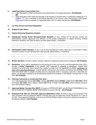 Application to Amend a Planned Development or Pud and/or Application for Final Plan Approval - Lee County, Florida, Page 2