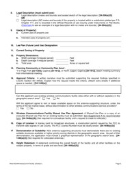 Application for Administrative Approval of a Wireless Communication Facility in Unincorporated Areas Only - Lee County, Florida, Page 2