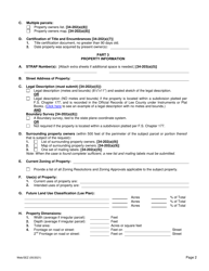 Application for Special Exception Public Hearing - Lee County, Florida, Page 2