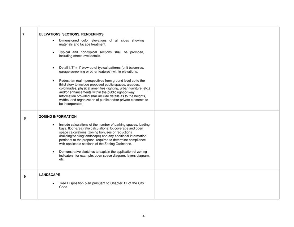 Udrb Submittal Checklist - City of Miami, Florida, Page 4