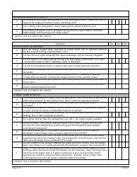 Fire Safety Field Inspection Checklist - Los Angeles County, California, Page 2