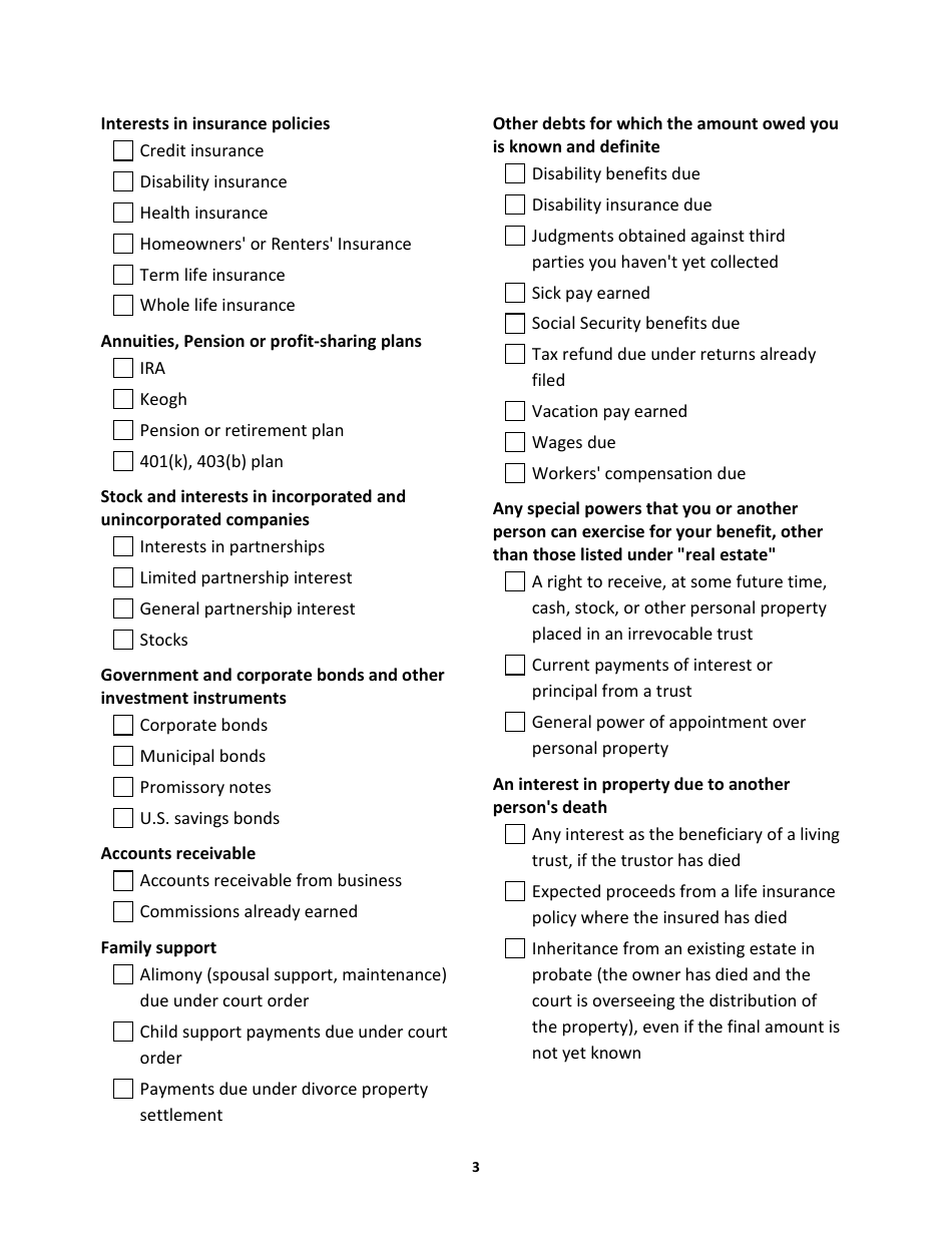 Personal Property Checklist Template - Fill Out, Sign Online and ...