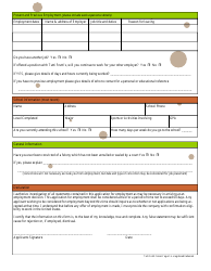 Employment Application Form - Tutti Frutti, Page 2