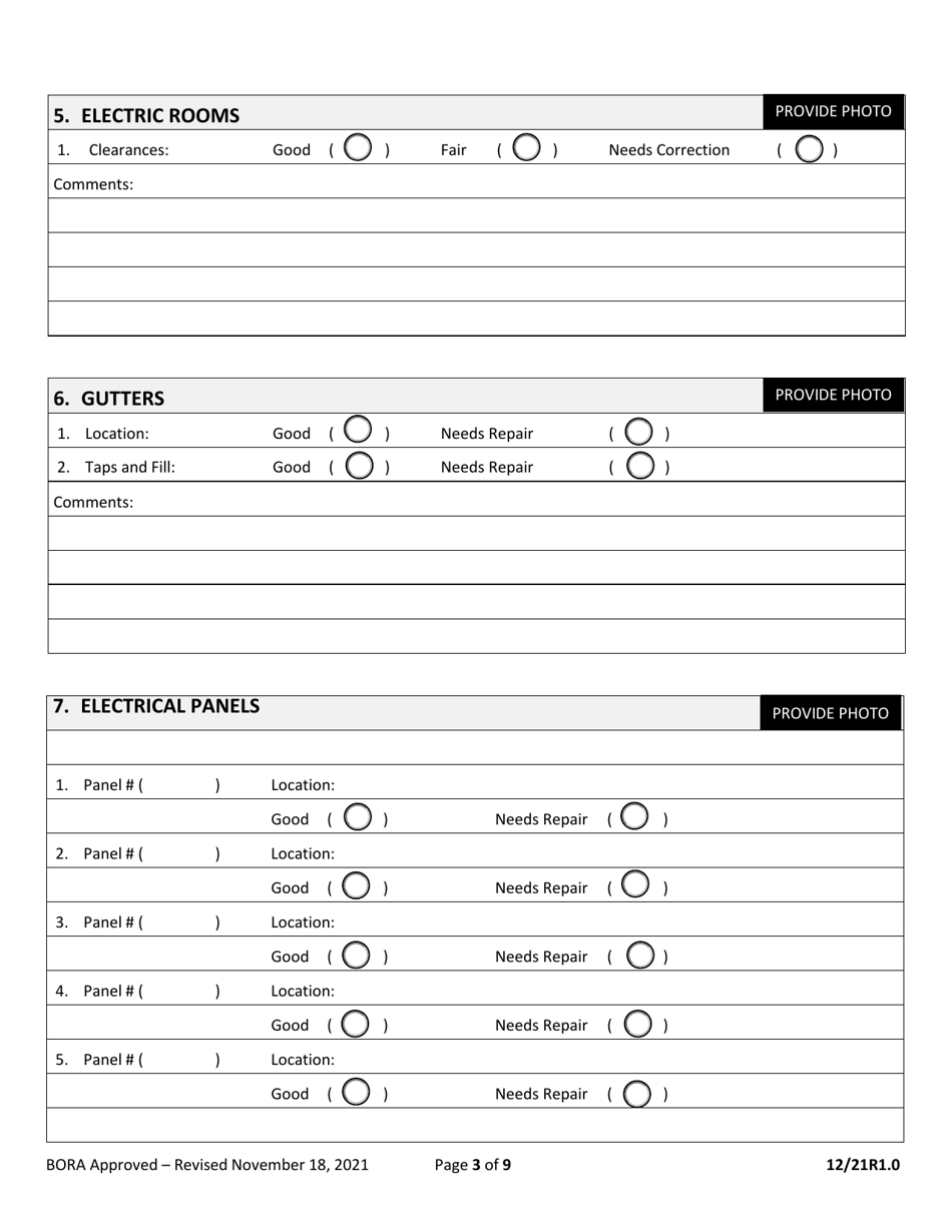 Minimum Inspection Procedural Guidelines for Building Electrical Recertification - City of Miami, Florida, Page 3