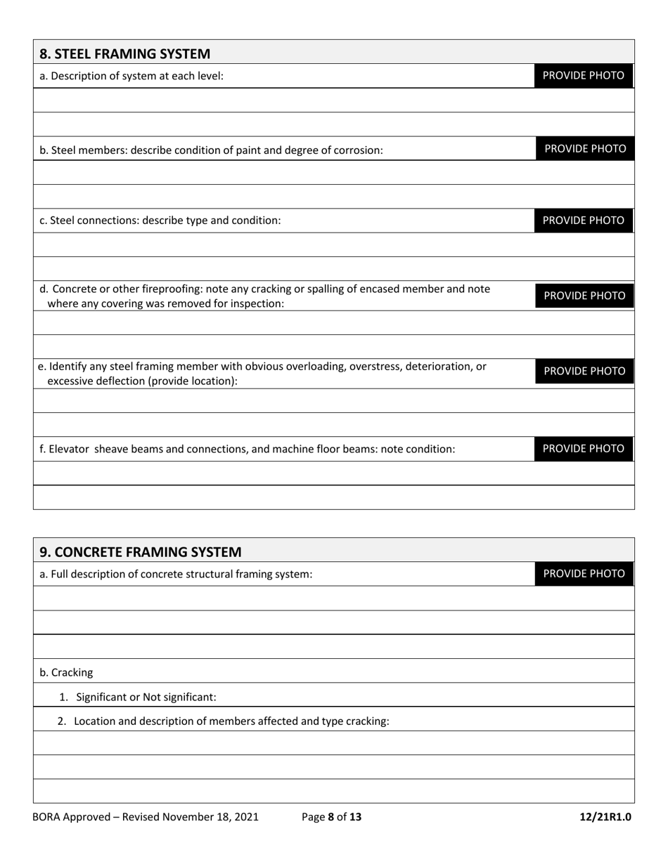 Minimum Inspection Procedural Guidelines for Building Structural Recertification - City of Miami, Florida, Page 8