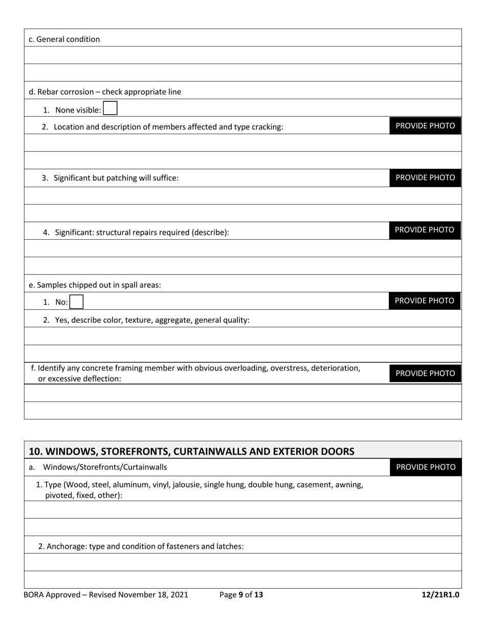 Minimum Inspection Procedural Guidelines for Building Structural Recertification - City of Miami, Florida, Page 9