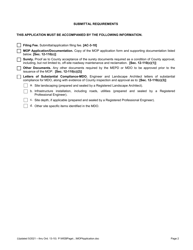 Application for Mining Operation Permit (Mop) - Lee County, Florida, Page 2