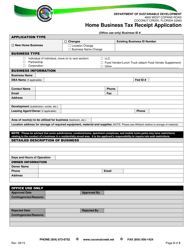 Home Business Tax Receipt Application - City of Coconut Creek, Florida, Page 2