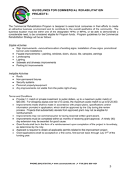 Commercial Rehabilitation Application - City of Coconut Creek, Florida, Page 3