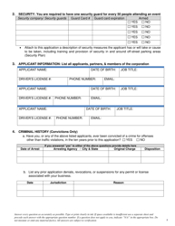 Cabaret Permit Application - City of Hayward, California, Page 2