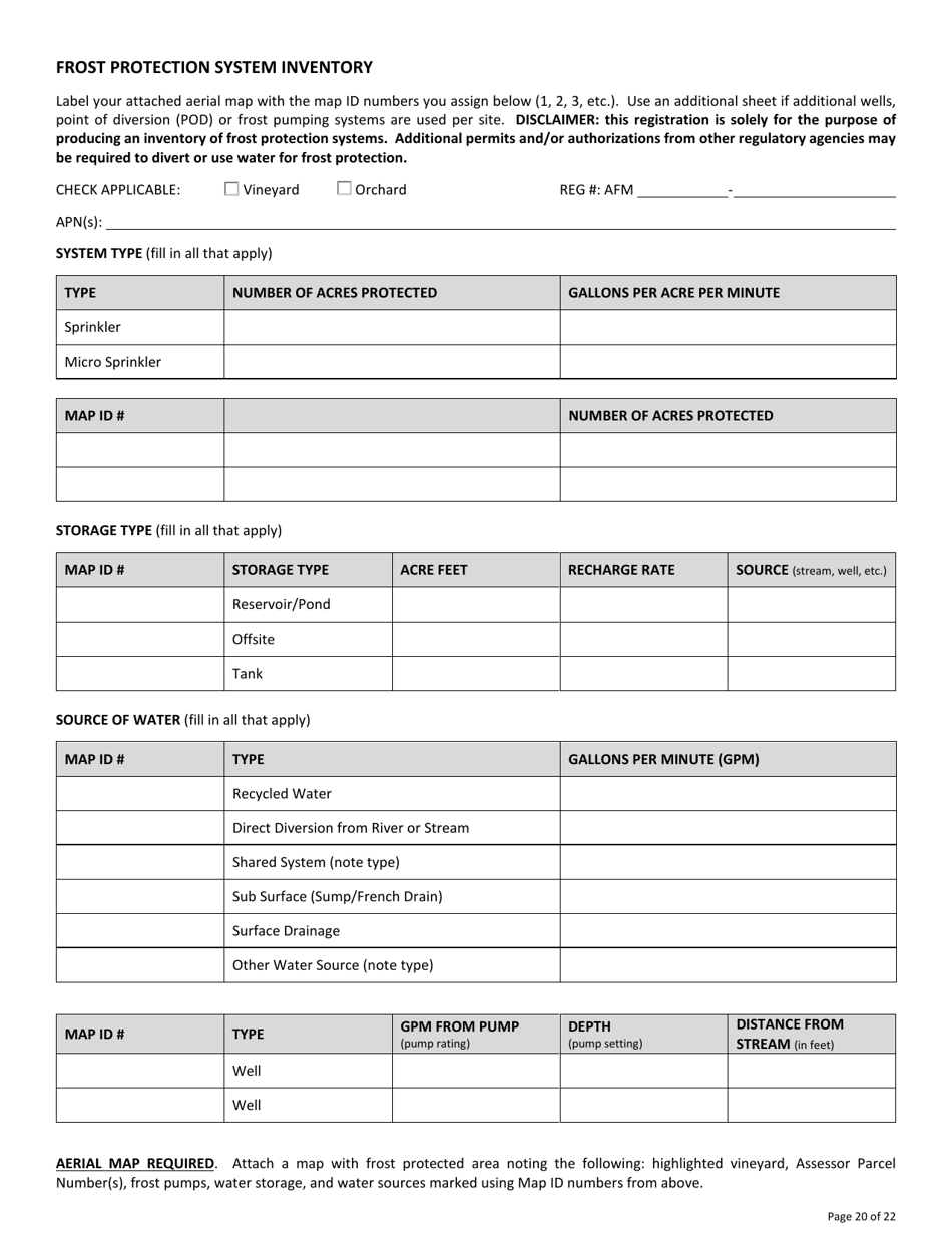 Permit Application for Agricultural Grading, Drainage, and / or Vineyard / Orchard Site Development (Vesco) - County of Sonoma, California, Page 20