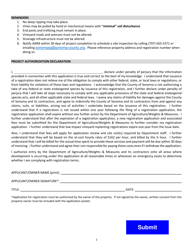 Registration Application for Low Impact Vineyard Replant Project - County of Sonoma, California, Page 3