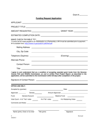 Funding Request Application - Fish and Wildlife Commission Grant Program - County of Sonoma, California, Page 4