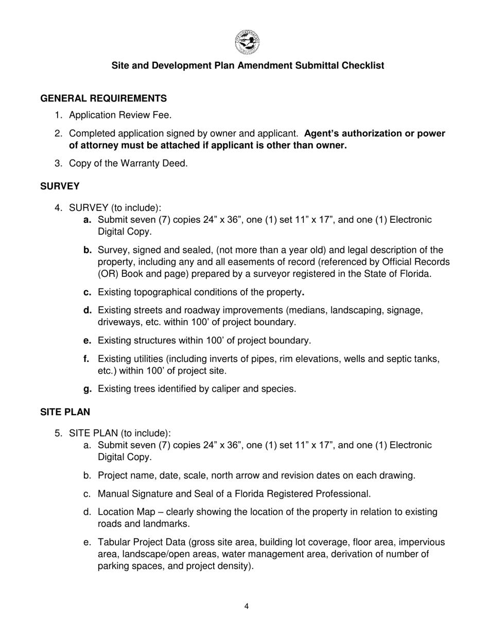 Application for Site  Development Plan Amendment - City of Greenacres, Florida, Page 4