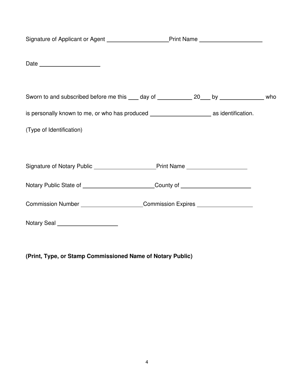 Application for Appeal of Administrative Decision - City of Greenacres, Florida, Page 4