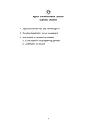 Application for Appeal of Administrative Decision - City of Greenacres, Florida, Page 5