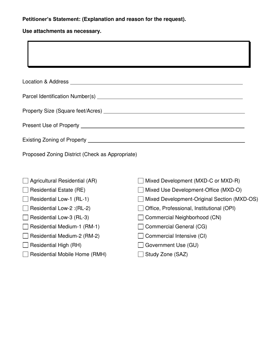 Application for Zoning Map Amendment - City of Greenacres, Florida, Page 2