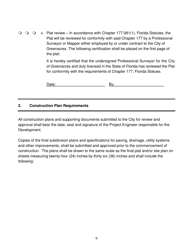 Final Plat Requirements and Checklist - City of Greenacres, Florida, Page 6