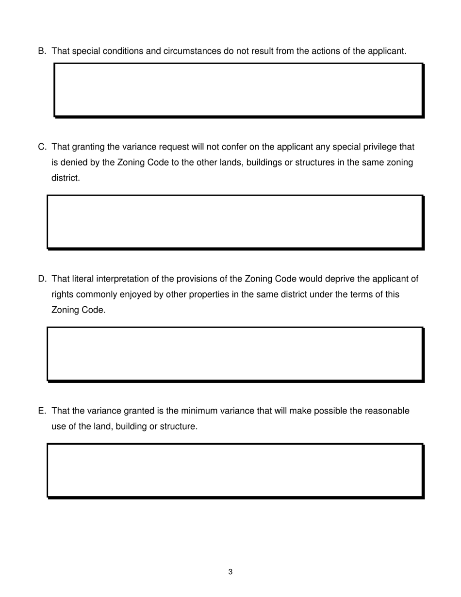 Application for Variance - City of Greenacres, Florida, Page 3