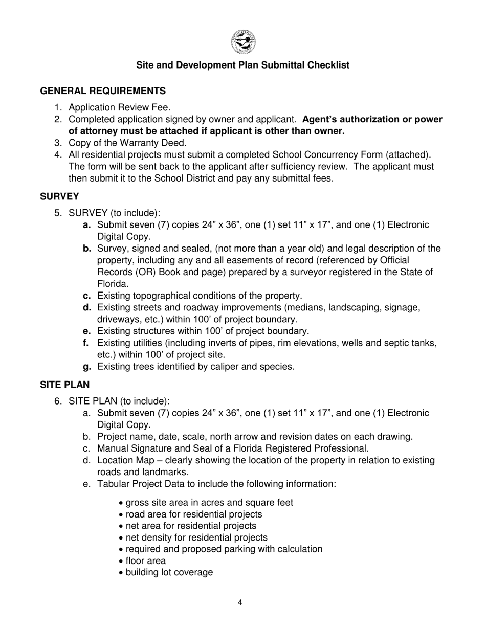 Site  Development Plan Approval Application - City of Greenacres, Florida, Page 4