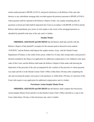 Judgment of Foreclosure and Sale - Oneida County, New York, Page 7
