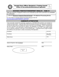 Petition for Reconsideration/Reinstatement Application - Georgia (United States), Page 10