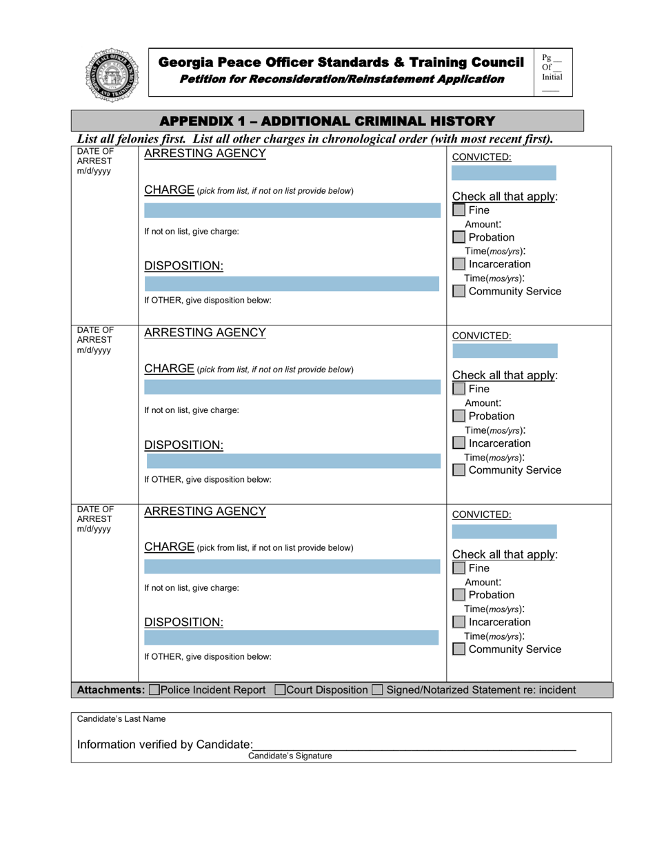 Petition for Reconsideration / Reinstatement Application - Georgia (United States), Page 14