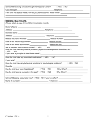 Confidential Guardianship Termination Questionnaire - County of Alameda, California, Page 12