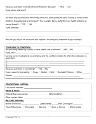 Confidential Guardianship Termination Questionnaire - County of Alameda, California, Page 7