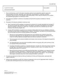 Form ALA ADR-002 Stipulation to Participate in Discovery Facilitation - County of Alameda, California, Page 2