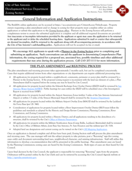 Document preview: Application for Change of Zoning/Plan Amendment - City of San Antonio, Texas