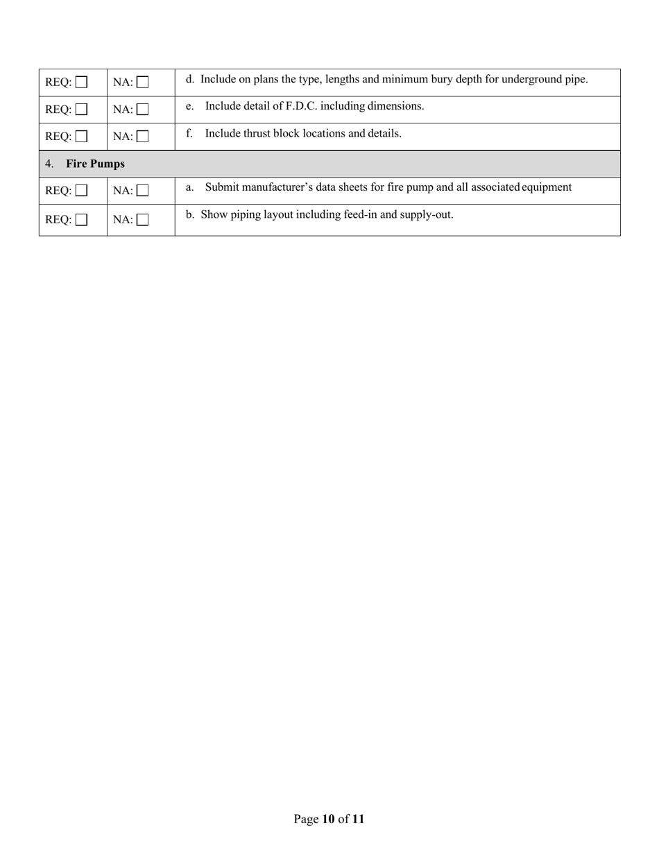 Fire Sprinkler Permit Application - City of San Antonio, Texas, Page 8