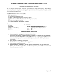 Planning Commission Technical Advisory Committee Application - City of San Antonio, Texas, Page 4