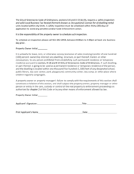 Rental Business Tax Receipt Application - City of Greenacres, Florida, Page 2
