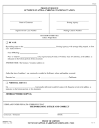 Form VN225 Notice of Appeal - Parking - County of Ventura, California, Page 2