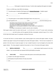 Form VN240 Parentage Agreement - County of Ventura, California, Page 2