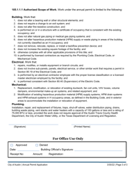 Annual Permit Application - City of Austin, Texas, Page 3