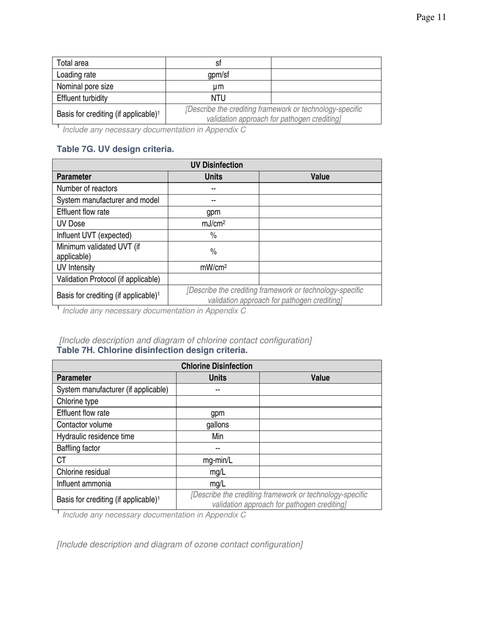 Non-potable Engineering Report Template - City and County of San Francisco, California, Page 13