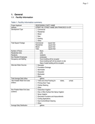 Non-potable Engineering Report Template - City and County of San Francisco, California, Page 5