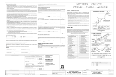 &quot;Vcpwa Grading Cover Sheet&quot; - County of Ventura, California
