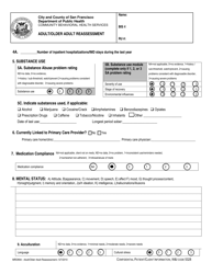 Adult/Older Adult Reassessment - City and County of San Francisco, California, Page 3