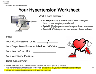 Patient Flyer - Bhs Adult Blood Pressure - City and County of San Francisco, California, Page 3