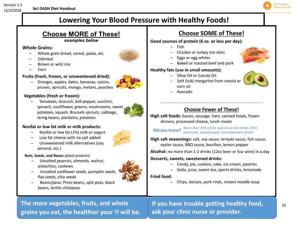Patient Flyer - Bhs Adult Blood Pressure - City and County of San Francisco, California, Page 5