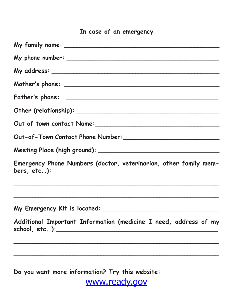 Flood Preparedness Activity Book, Page 14
