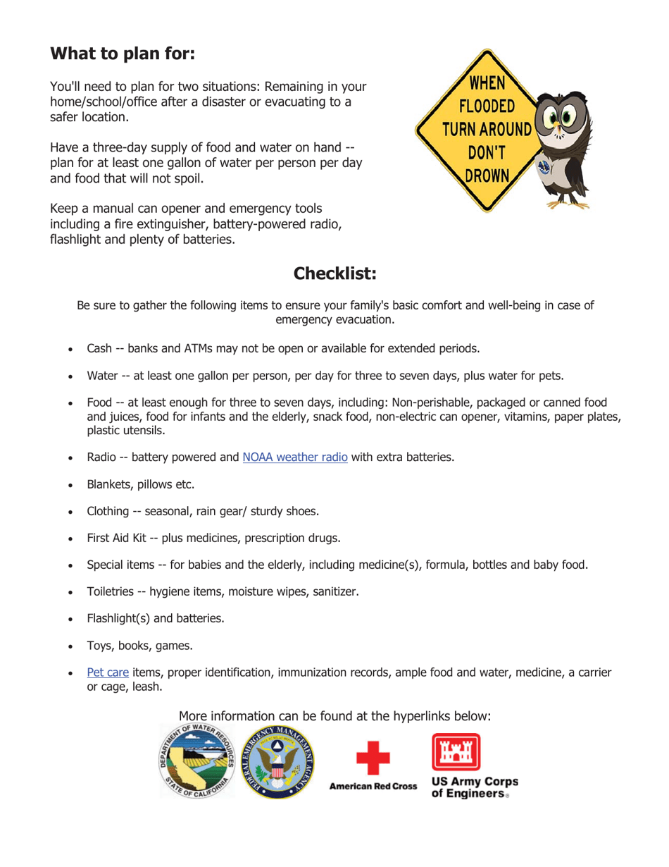 Flood Preparedness Activity Book, Page 18