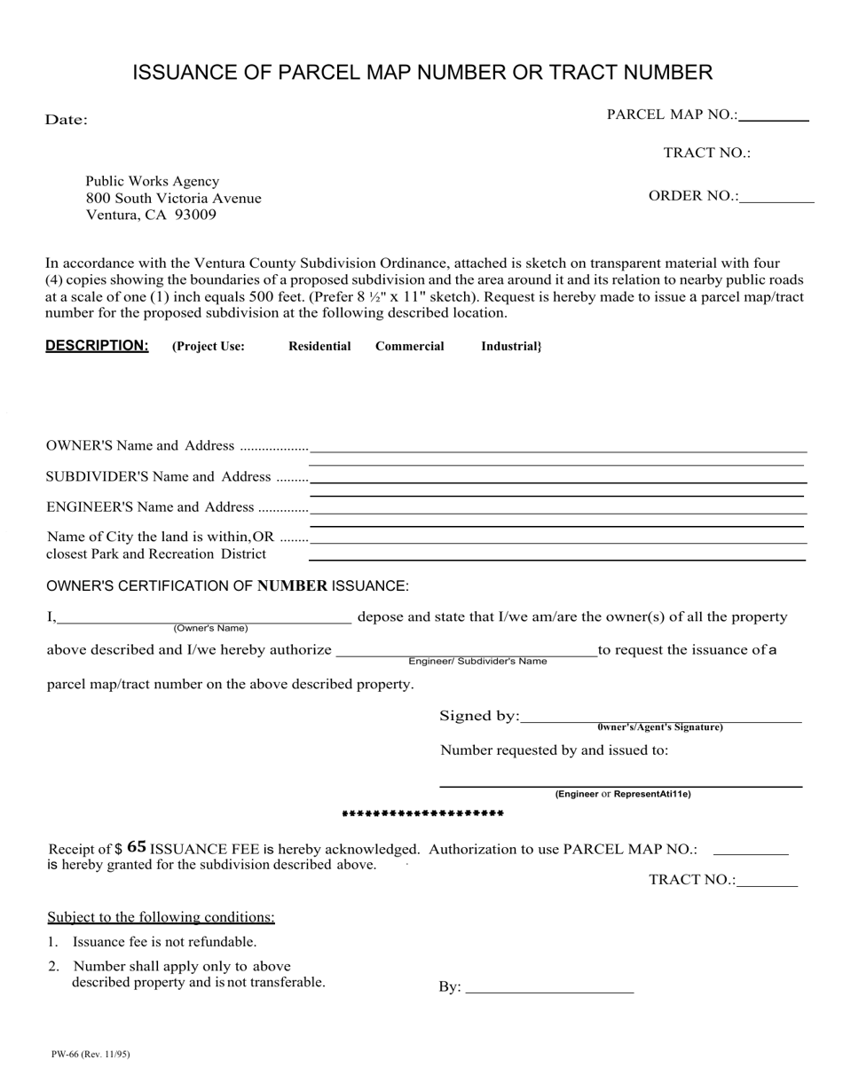 Printable Map 3044 Form.pdf Form PW-66 - Fill Out, Sign Online and Download Printable PDF, County ...