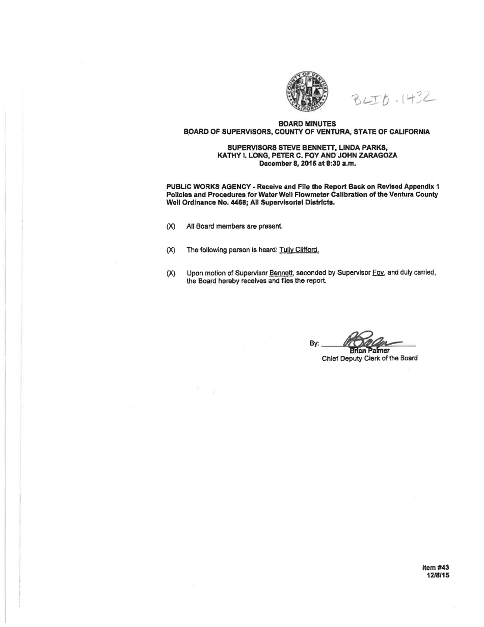 Applicants Qualification Form for Registration as a Flowmeter Tester - County of Ventura, California, Page 7