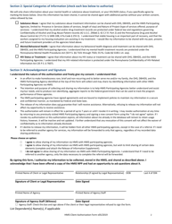 Client Authorization to Share Confidential Information - City of Philadelphia, Pennsylvania, Page 2