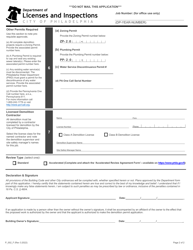 Form P_002_F Application for Demolition Permit - City of Philadelphia, Pennsylvania, Page 2